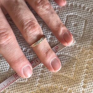 10k Gold and white gold ring